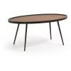 Kave Home - Table Basse Kinsley En Contreplaqué De Noyer Et Structure En Acier Noir 102 X 56 Cm - Noir 1 Kave Home - Table Basse Kinsley En Contreplaqué De Noyer Et Structure En Acier Noir 102 X 56 Cm - Noir -KAVE HOME Soldes 2022 12436924 1