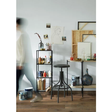 Kave Home - Tabouret De Bar Britney Hauteur 65-85 Cm - Gris 4 Kave Home - Tabouret De Bar Britney Hauteur 65-85 Cm - Gris – Image 2