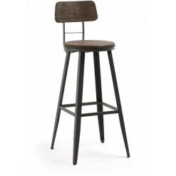 Kave Home - Tabouret De Bar Rihana Hauteur 78 Cm - Naturel