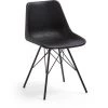Kave Home - Chaise Lionela Polyuréthane Noir - Noir 2 Kave Home - Chaise Lionela Polyuréthane Noir - Noir -KAVE HOME Soldes 2022 12436956 1