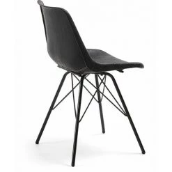 Kave Home - Chaise Lionela Polyuréthane Noir - Noir -KAVE HOME Soldes 2022 12436956 3