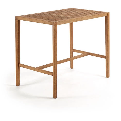 Kave Home - Table De Salle à Manger Coline Rectangulaire 130 X 80 Cm En Bois Massif D'eucalyptus Pour Usage Intérieur Et Extérieur - Naturel 3 Kave Home - Table De Salle à Manger Coline Rectangulaire 130 X 80 Cm En Bois Massif D'eucalyptus Pour Usage Intérieur Et Extérieur - Naturel
