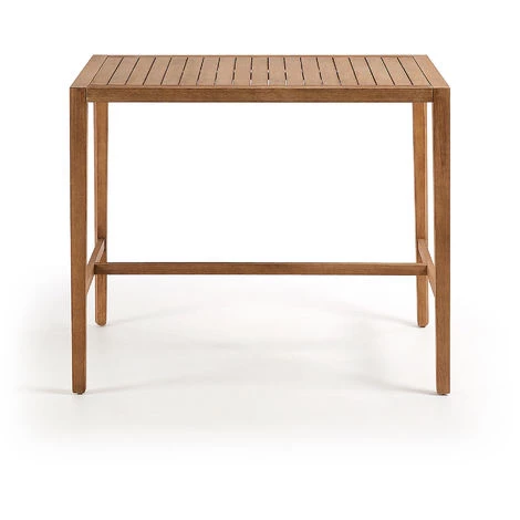 Kave Home - Table De Salle à Manger Coline Rectangulaire 130 X 80 Cm En Bois Massif D'eucalyptus Pour Usage Intérieur Et Extérieur - Naturel 4 Kave Home - Table De Salle à Manger Coline Rectangulaire 130 X 80 Cm En Bois Massif D'eucalyptus Pour Usage Intérieur Et Extérieur - Naturel – Image 2