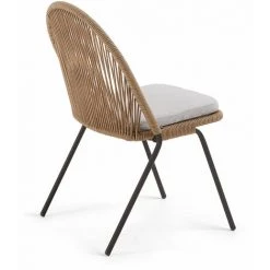 Kave Home - Chaise Shann En Corde Beige Et Pieds En Acier Galvanisé - Beige 9 Kave Home - Chaise Shann En Corde Beige Et Pieds En Acier Galvanisé - Beige -KAVE HOME Soldes 2022 12437010 3
