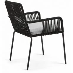 Kave Home - Chaise Samanta En Corde Noire Et Pieds En Acier Galvanisé - Noir 9 Kave Home - Chaise Samanta En Corde Noire Et Pieds En Acier Galvanisé - Noir -KAVE HOME Soldes 2022 12437014 3