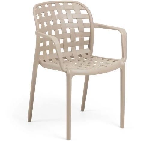 Kave Home - Chaise Isa Beige - Beige 3 Kave Home - Chaise Isa Beige - Beige