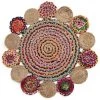 Kave Home - Tapis Rond Ginnis Jute Et Coton Multicolore Ø 100 Cm - Multicolore 1 Kave Home - Tapis Rond Ginnis Jute Et Coton Multicolore Ø 100 Cm - Multicolore -KAVE HOME Soldes 2022 12437151 1