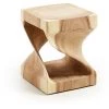 Kave Home - Table D'appoint Hakon En Bois Massif De Mungur Et Intérieur Sculpté 30 X 30 Cm - Naturel 2 Kave Home - Table D'appoint Hakon En Bois Massif De Mungur Et Intérieur Sculpté 30 X 30 Cm - Naturel -KAVE HOME Soldes 2022 12437166 1