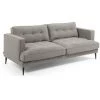 Kave Home - Canapé Tanya 3 Places Gris Clair Avec Accoudoirs Et Pieds En Acier Noir - Gris 1 Kave Home - Canapé Tanya 3 Places Gris Clair Avec Accoudoirs Et Pieds En Acier Noir - Gris -KAVE HOME Soldes 2022 12437201 1