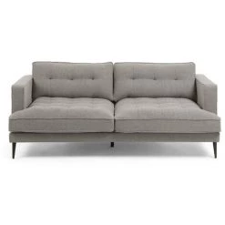 Kave Home - Canapé Tanya 3 Places Gris Clair Avec Accoudoirs Et Pieds En Acier Noir - Gris 7 Kave Home - Canapé Tanya 3 Places Gris Clair Avec Accoudoirs Et Pieds En Acier Noir - Gris -KAVE HOME Soldes 2022 12437201 2