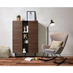 Kave Home - Fauteuil à Bascule Vania Gris - Gris 10 Kave Home - Fauteuil à Bascule Vania Gris - Gris -KAVE HOME Soldes 2022 12437232 4