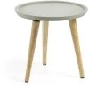 Kave Home - Table D'appoint Lucy Ø 40 Cm - Gris 1 Kave Home - Table D'appoint Lucy Ø 40 Cm - Gris -KAVE HOME Soldes 2022 12437234 1
