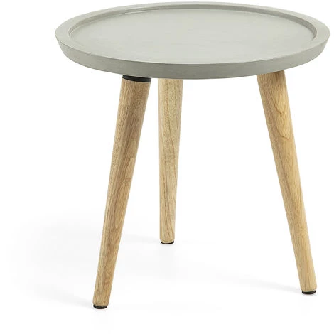 Kave Home - Table D'appoint Lucy Ø 40 Cm - Gris 3 Kave Home - Table D'appoint Lucy Ø 40 Cm - Gris