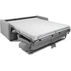 Kave Home - Canapé-lit Kymoon 3 Places Gris Clair Avec Accoudoirs Et Matelas En Mousse De Polyuréthane (160 Cm) - Gris 8 Kave Home - Canapé-lit Kymoon 3 Places Gris Clair Avec Accoudoirs Et Matelas En Mousse De Polyuréthane (160 Cm) - Gris -KAVE HOME Soldes 2022 12437256 3