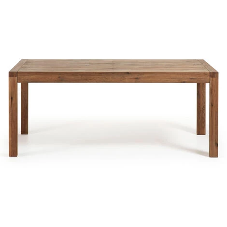 Kave Home - Table De Salle à Manger Extensible Briva Rectangulaire 180 (230) X 90 Cm En Bois De Chêne - Naturel 5 Kave Home - Table De Salle à Manger Extensible Briva Rectangulaire 180 (230) X 90 Cm En Bois De Chêne - Naturel – Image 3
