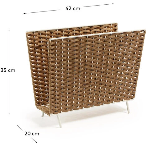 Kave Home - Porte-revues Shibori - Naturel 4 Kave Home - Porte-revues Shibori - Naturel – Image 2