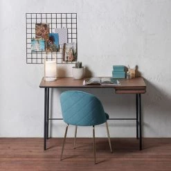 Kave Home - Bureau Kesia 120 X 60 Cm En Contreplaqué De Noyer - Noir 8 Kave Home - Bureau Kesia 120 X 60 Cm En Contreplaqué De Noyer - Noir -KAVE HOME Soldes 2022 12437347 3