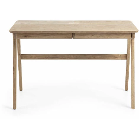 Kave Home - Bureau Julia En Contreplaqué Et Frêne Massif 120 X 65 Cm - Naturel 4 Kave Home - Bureau Julia En Contreplaqué Et Frêne Massif 120 X 65 Cm - Naturel – Image 2