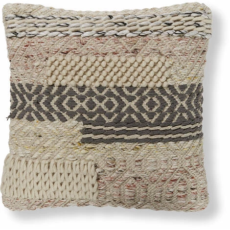 Kave Home - Housse De Coussin Finale 45 X 45 Cm - Beige 3 Kave Home - Housse De Coussin Finale 45 X 45 Cm - Beige