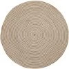 Kave Home - Tapis Saht Naturel Et Blanc Rond Ø 100 Cm En Jute Naturel - Naturel 2 Kave Home - Tapis Saht Naturel Et Blanc Rond Ø 100 Cm En Jute Naturel - Naturel -KAVE HOME Soldes 2022 12437473 1