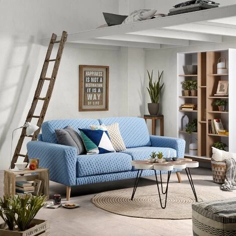 Kave Home - Tapis Saht Naturel Et Blanc Rond Ø 100 Cm En Jute Naturel - Naturel 4 Kave Home - Tapis Saht Naturel Et Blanc Rond Ø 100 Cm En Jute Naturel - Naturel – Image 2