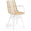 Kave Home - Chaise De Salle à Manger Tishana En Rotin Et Structure En Acier Blanc - Naturel 2 Kave Home - Chaise De Salle à Manger Tishana En Rotin Et Structure En Acier Blanc - Naturel -KAVE HOME Soldes 2022 12437609 1
