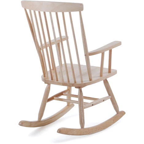 Kave Home - Fauteuil à Bascule Tenzo Avec Accoudoirs Et Patins En Bois Massif De Caoutchouc - Naturel 5 Kave Home - Fauteuil à Bascule Tenzo Avec Accoudoirs Et Patins En Bois Massif De Caoutchouc - Naturel – Image 3