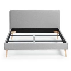 Kave Home - Lit Dyla Gris 160 X 200 Cm Avec Structure En Bois De Hêtre Et Mousse De Polyuréthane En Tissu Avec Traitement Anti-tâches - Gris 9 Kave Home - Lit Dyla Gris 160 X 200 Cm Avec Structure En Bois De Hêtre Et Mousse De Polyuréthane En Tissu Avec Traitement Anti-tâches - Gris -KAVE HOME Soldes 2022 12437698 3