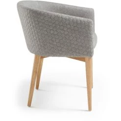 Kave Home - Chaise De Salle à Manger Harlan Gris Clair Tapissée Avec Accoudoirs Et Pieds En Bois - Gris 8 Kave Home - Chaise De Salle à Manger Harlan Gris Clair Tapissée Avec Accoudoirs Et Pieds En Bois - Gris -KAVE HOME Soldes 2022 12437792 2