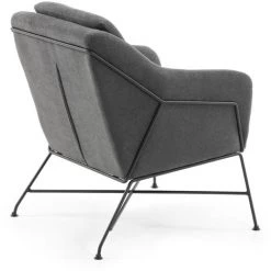 Kave Home - Fauteuil Brida Gris Foncé Avec Structure En Acier Finition Noire - Noir 9 Kave Home - Fauteuil Brida Gris Foncé Avec Structure En Acier Finition Noire - Noir -KAVE HOME Soldes 2022 13629042 3