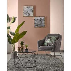 Kave Home - Fauteuil Brida Gris Foncé Avec Structure En Acier Finition Noire - Noir 10 Kave Home - Fauteuil Brida Gris Foncé Avec Structure En Acier Finition Noire - Noir -KAVE HOME Soldes 2022 13629042 4
