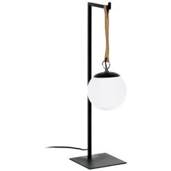 Kave Home - Lampe De Table Monteiro - Noir