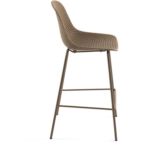 Kave Home - Tabouret Quinby Beige Hauteur 75 Cm - Beige 4 Kave Home - Tabouret Quinby Beige Hauteur 75 Cm - Beige – Image 2