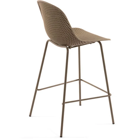 Kave Home - Tabouret Quinby Beige Hauteur 75 Cm - Beige 5 Kave Home - Tabouret Quinby Beige Hauteur 75 Cm - Beige – Image 3