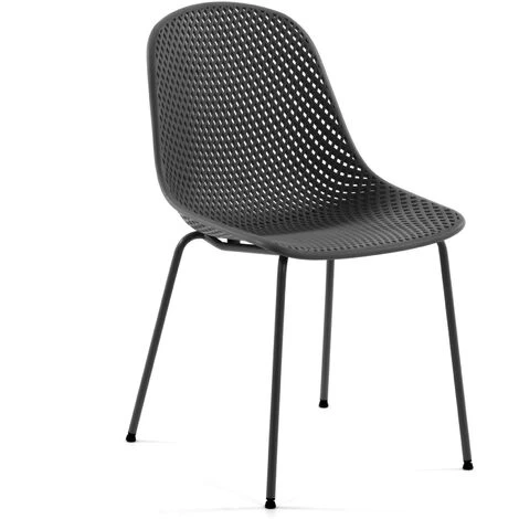 Kave Home - Chaise De Jardin Quinby Gris - Gris 3 Kave Home - Chaise De Jardin Quinby Gris - Gris