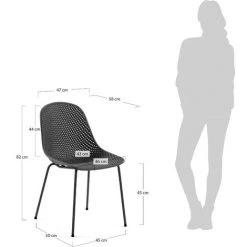 Kave Home - Chaise De Jardin Quinby Gris - Gris 11 Kave Home - Chaise De Jardin Quinby Gris - Gris -KAVE HOME Soldes 2022 13833287 5