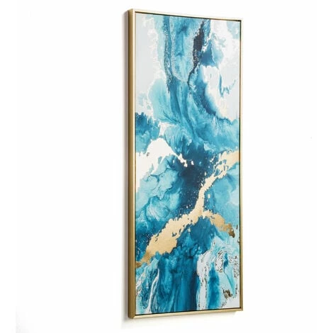 Kave Home - Tableau Iconic 50 X 120 Cm - Bleu 3 Kave Home - Tableau Iconic 50 X 120 Cm - Bleu