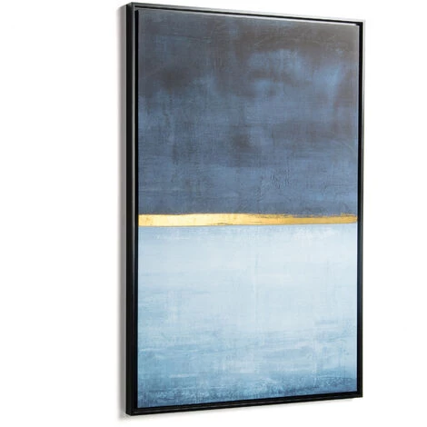 Kave Home - Tableau Wrigley 60 X 90 Cm Bleu - Bleu 3 Kave Home - Tableau Wrigley 60 X 90 Cm Bleu - Bleu