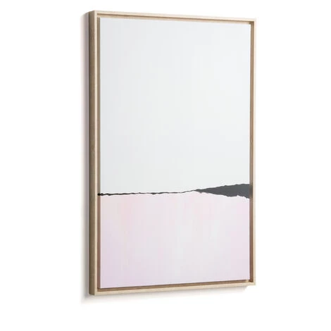 Kave Home - Tableau Wirgley 60 X 90 Cm Rose - Rose 4 Kave Home - Tableau Wirgley 60 X 90 Cm Rose - Rose – Image 2