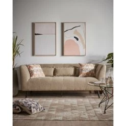 Kave Home - Tableau Wirgley 60 X 90 Cm Rose - Rose 7 Kave Home - Tableau Wirgley 60 X 90 Cm Rose - Rose -KAVE HOME Soldes 2022 14073988 3