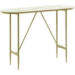 Kave Home - Console Elisenda 110 X 76 Cm - Doré