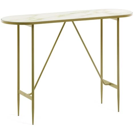 Kave Home - Console Elisenda 110 X 76 Cm - Doré 3 Kave Home - Console Elisenda 110 X 76 Cm - Doré