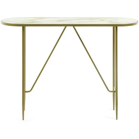 Kave Home - Console Elisenda 110 X 76 Cm - Doré 4 Kave Home - Console Elisenda 110 X 76 Cm - Doré – Image 2