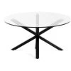 Kave Home - Table Basse Full Argo En Verre Et Pieds En Acier Noir Ø 82 Cm - Transparent 1 Kave Home - Table Basse Full Argo En Verre Et Pieds En Acier Noir Ø 82 Cm - Transparent -KAVE HOME Soldes 2022 14119252 1