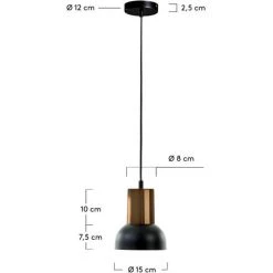 Kave Home - Suspension Amina - Cuivre 7 Kave Home - Suspension Amina - Cuivre -KAVE HOME Soldes 2022 14244884 3