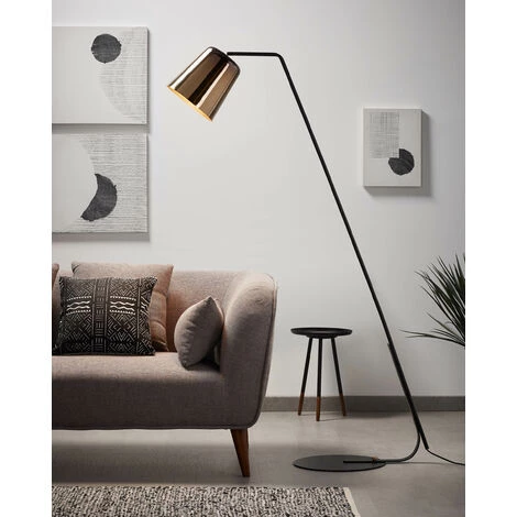 Kave Home - Lampadaire Anina - Cuivre 4 Kave Home - Lampadaire Anina - Cuivre – Image 2