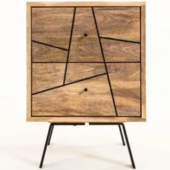 Kave Home - Table De Chevet Balia En Bois De Manguier Massif Et Métal 40 X 56 Cm - Naturel 9 Kave Home - Table De Chevet Balia En Bois De Manguier Massif Et Métal 40 X 56 Cm - Naturel -KAVE HOME Soldes 2022 14455888 3