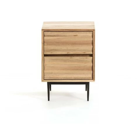 Kave Home - Table De Chevet Delsie En Acacia Massif 40 X 55 Cm - Naturel 4 Kave Home - Table De Chevet Delsie En Acacia Massif 40 X 55 Cm - Naturel – Image 2