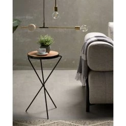 Kave Home - Table D'appoint Ayumi Ø 32 Cm - Naturel 6 Kave Home - Table D'appoint Ayumi Ø 32 Cm - Naturel -KAVE HOME Soldes 2022 14455897 2