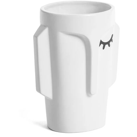 Kave Home - Vase Amenna Grand Format - Blanc 3 Kave Home - Vase Amenna Grand Format - Blanc